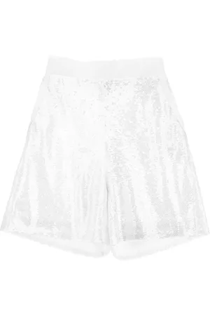MONNALISA Girls Bermudas - Elegant sequin Bermuda shorts