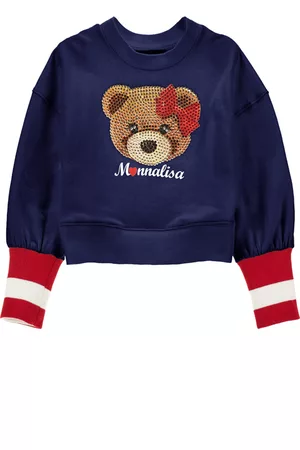 MONNALISA Girls Sweatshirts - Teddy sweatshirt
