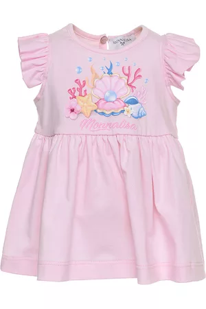 MONNALISA Girls Blouses - Top with a maxi frill and a sea bed print