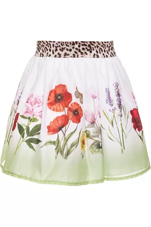 MONNALISA Girls Skirts - Tulle and muslin flared skirt