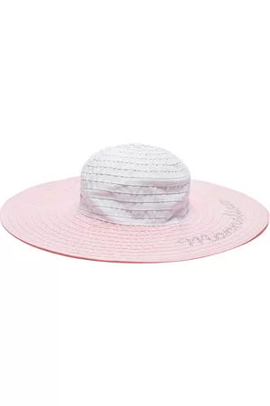 MONNALISA Girls Accessories - Grosgrain hat with rhinestones