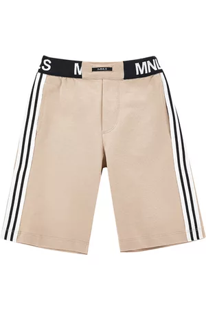 MONNALISA Boys Bermudas - Fleece Bermuda shorts with side bands