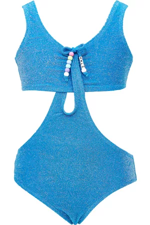 MONNALISA Trikini-style swimsuit with charm