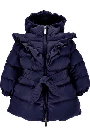 MONNALISA Girls Puffer Jackets - Technical puffer jacket with hood
