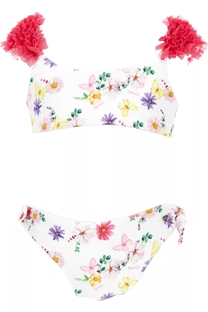 MONNALISA Girls Bikinis - Floral stretch bikini