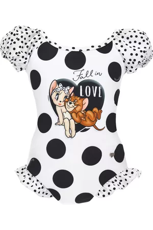 MONNALISA Girls Swimsuits - Jerry stretch one-piece swimsuit