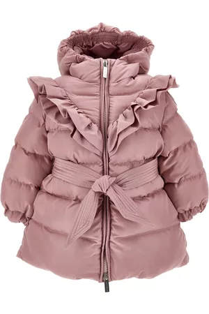 MONNALISA Girls Puffer Jackets - Technical puffer jacket with hood