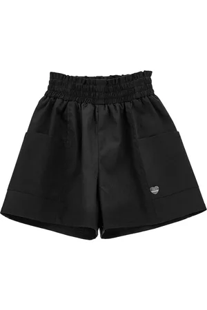MONNALISA Girls Bermudas - Gabardine Bermuda shorts with pockets