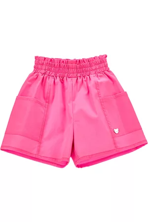 MONNALISA Girls Bermudas - Gabardine Bermuda shorts with pockets