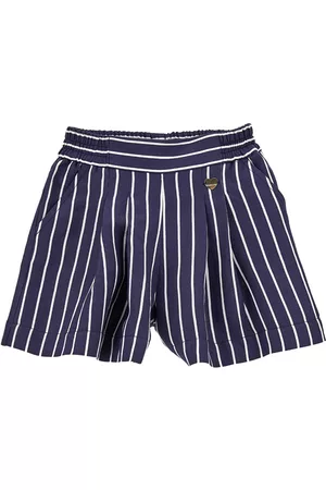 MONNALISA Girls Sports Shorts - Alternating striped shorts
