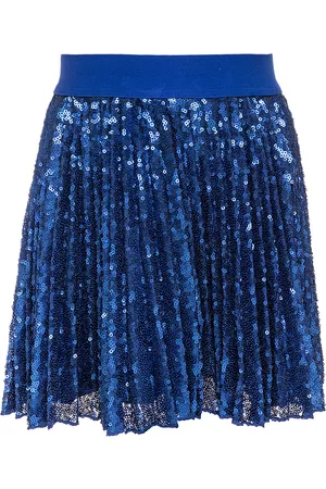 MONNALISA Girls Skirts - Skirt with pleats and sequins