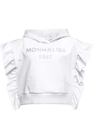 MONNALISA Girls Sweatshirts - Closed sweatshirt with ruffles