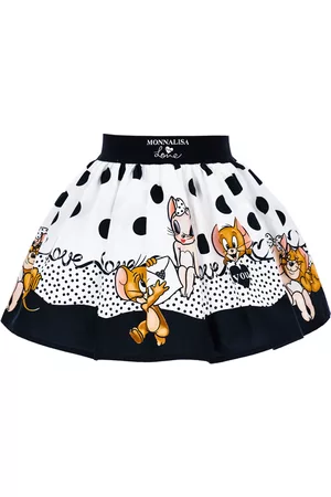 MONNALISA Girls Skirts - Jerry canvas skirt