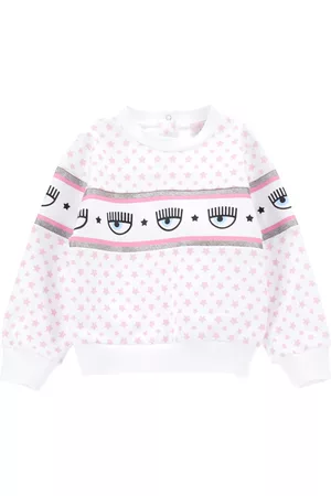 Chiara Ferragni Sweaters - Maxilogomania stars sweatshirt