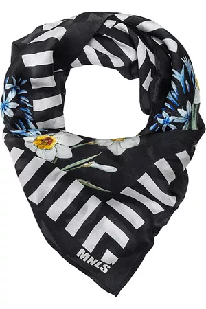 MONNALISA Girls Scarves - Floral satin scarf