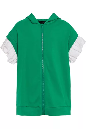 MONNALISA Girls Sweatshirts - Hooded sweatshirt lettering on the back