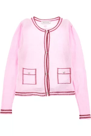 MONNALISA Girls Jackets - Lurex knit jacket