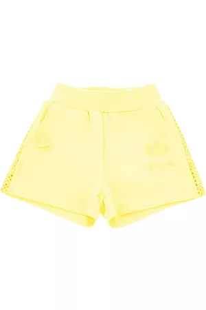 MONNALISA Girls Sports Shorts - Embroidered shorts