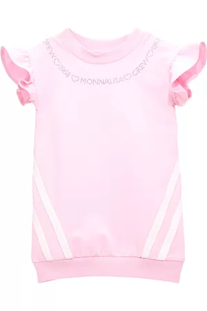 MONNALISA Girls Graduation Dresses - Sporty sweatshirt dress