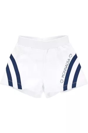 MONNALISA Girls Sports Shorts - Stretch fleece shorts