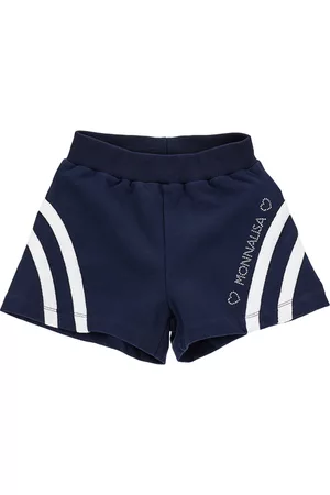 MONNALISA Girls Sports Shorts - Stretch fleece shorts