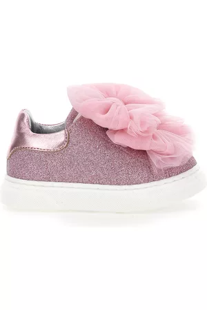 MONNALISA Girls Sneakers - Glitter sneakers with bows
