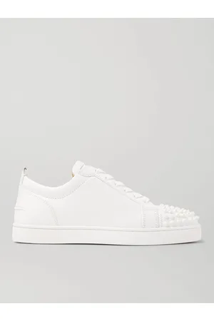 Christian Louboutin Louis Junior Spikes Cap-Toe Leather Sneakers - Men - - EU 40