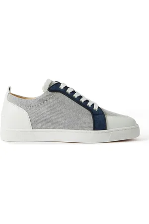 Christian Louboutin Rantulow Suede and Leather-Trimmed Canvas Sneakers - Men - - EU 44