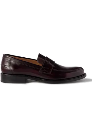 Mr P. Scott Polished-Leather Loafers - Men - - UK 7