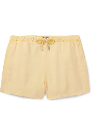 Shorts in the color Yellow for men : Cargo, Chino, Running, Gym & Denim  Shorts | FASHIOLA.com