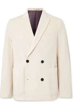 Pop Trading Company Paul Smith Double-Breasted Cotton-Corduroy Blazer - Men - - XL