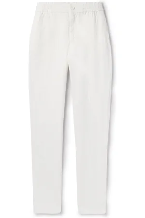 Orlebar Brown Cornell Straight-Leg Washed Linen Trousers - Men - - UK/US 30