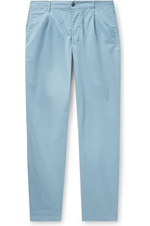 Incotex Tapered Pleated Stretch-Cotton Gabardine Trousers - Men - - UK/US 30