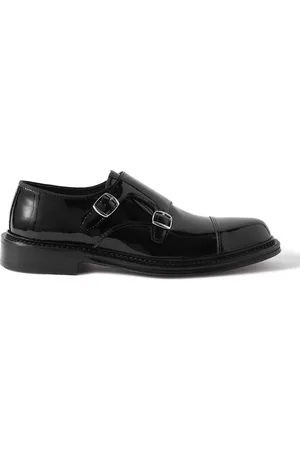 Mr P. Patent-Leather Monk-Strap Shoes - Men - - UK 7.5