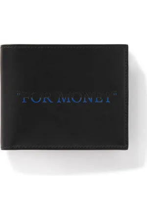 for money leather billfold wallet - Off-White - Men