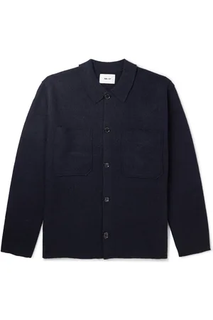 NN.07 Jonas 6398 Merino Wool Overshirt - Men - - M
