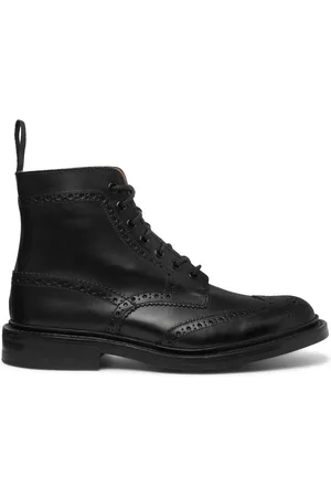 TRICKERS Stow Full-Grain Leather Brogue Boots - Men - - UK 7