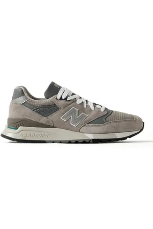 New Balance 998 Core Rubber-Trimmed Leather, Mesh and Suede Sneakers - Men - - UK 10