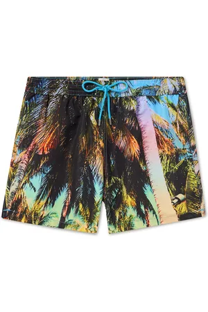 Paul Smith Straight-Leg Mid-Length Printed Recycled Swim Shorts - Men - - M