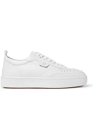Christian Louboutin Happyrui Spiked Leather Sneakers - Men - - EU 40