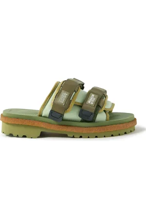Moncler Suicoke 2 Moncler 1952 Moto Mountain Ripstop and Rubber Slides - Men - - EU 41