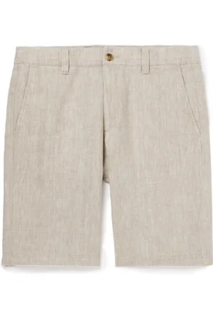 NN.07 Crown Straight-Leg Linen Shorts - Men - - UK/US 29