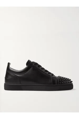 Christian Louboutin Louis Junior Spikes Cap-Toe Leather Sneakers - Men - - EU 41