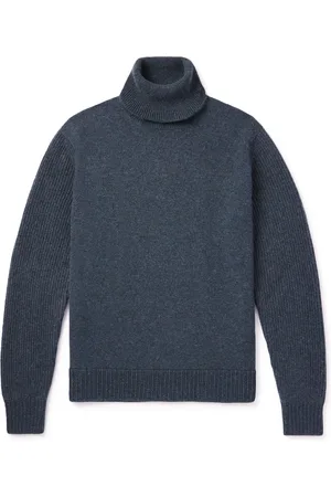 Loro Piana Ribbed Cashmere Rollneck Sweater - Men - - IT 46