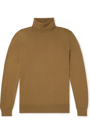 Loro Piana Wish® Virgin Wool Rollneck Sweater - Men - - IT 46