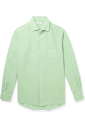 Loro Piana André Garment-Dyed Linen Shirt - Men - - XXXXL