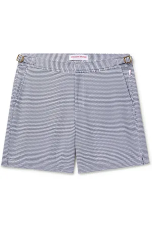 Orlebar Brown Bulldog X Fenella Slim-Fit Mid-Length Jacquard Swim Shorts - Men - - 28