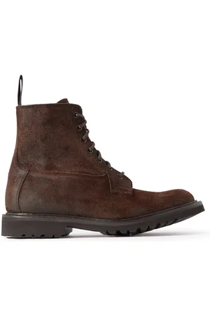 TRICKERS Grassmere Waxed-Suede Boots - Men - - UK 6