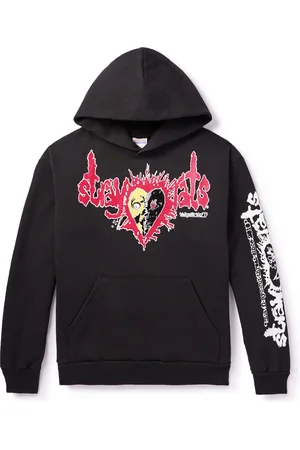 STRAY RATS Cutthroat Logo-Print Cotton-Jersey Hoodie - Men - - S