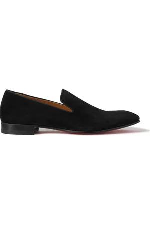 Christian Louboutin Dandelion Grosgrain-Trimmed Suede Loafers - Men - - EU 40